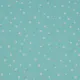 Cotton fabric "Stars" turquoise 150cm (140g/m2) 158686 small