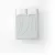 Flat Cotton Bed Sheet Home Line Parquet 145x215 cm Grey Blue 183230