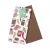 set of 2 Cotton Canvas Kitchen Towel Spices Brown 40x60 cm 179980