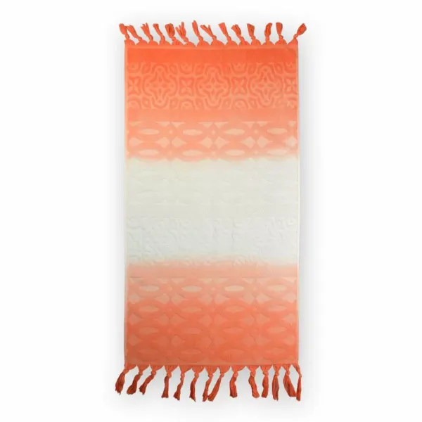 Terry towel Home Line "Ocean" (orange), 68x127cm 126259