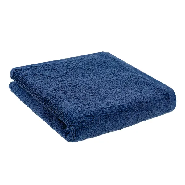 Cotton Terry Towel Home Line 40x70 cm Dark Blue 174176