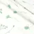 Cotton Calico Print  Cornflowers Light Green on White width 150cm (140g/m2) 155826