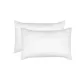 Set of 2 Cotton Pillowcases White 50x70 cm 169055 small