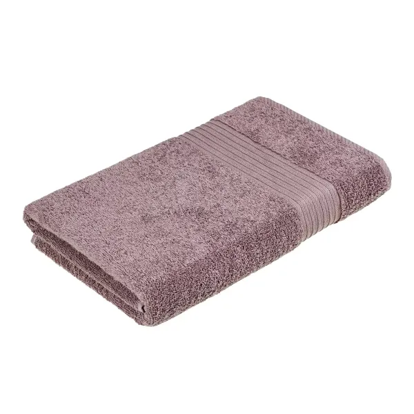 Terry border towel 70x140 cm (dark lilac) 181795