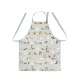 Apron with an adjustable half-panama tie "Haw-haw" (gray) 179700 small