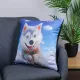 Decorative pillow Home Line Husky dog 45х45 cm 189239 (589) small