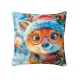 Decorative pillow Home Line Fox in Glasses with a Candle 45х45 cm 189242 small