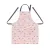 Cotton Canvas Apron with an adjustable tie Walking with Chickens Pink, Aubergine 183700