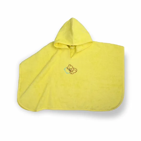 Children's terry poncho with "Bear" embroidery 143833