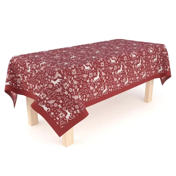 Kitchen tablecloth (red) 140x180 cm 159380