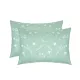 Calico pillowcases (2 pcs.) "Cornflower" (white-green) 50x70 cm 173536 small