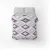 One-and-a-half bed linen set Home Line "Kaleidoscope" (grey-purple/dark gray)