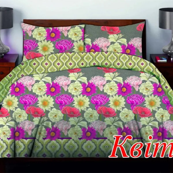 Euro bedding set Home Line "Flowers" 50x70 122839