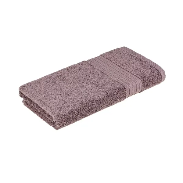 Cotton Terry Towel Home Line 50x90 cm Dark Lilac 181789