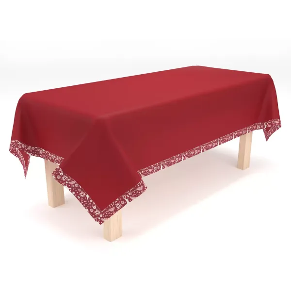 Kitchen tablecloth (red) 140x220 cm 159433