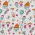 Printed muslin &quot;Girls and boys&quot; orange 150cm (100g/m2) 154228