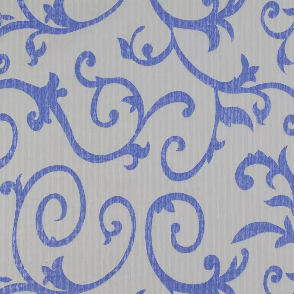 Printed cotton "Monogram" blue 150cm (120g/m2) 156682