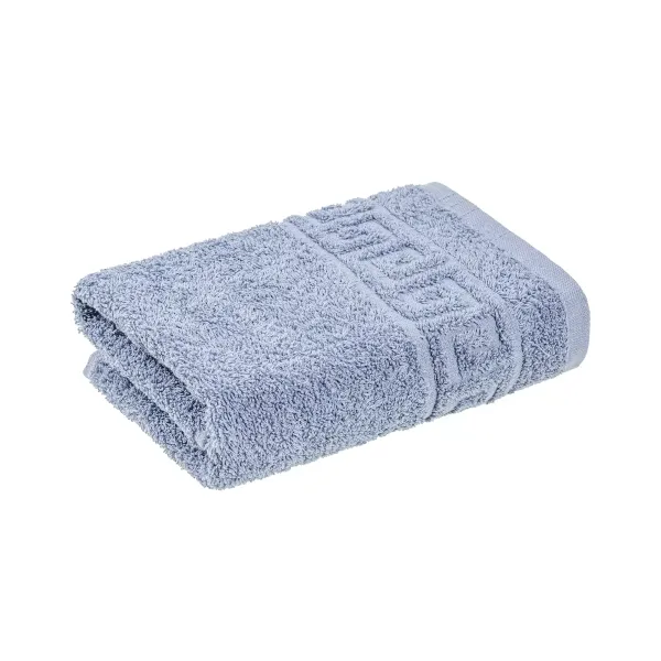 Terry border towel 70x140 cm (gray-blue) 174302