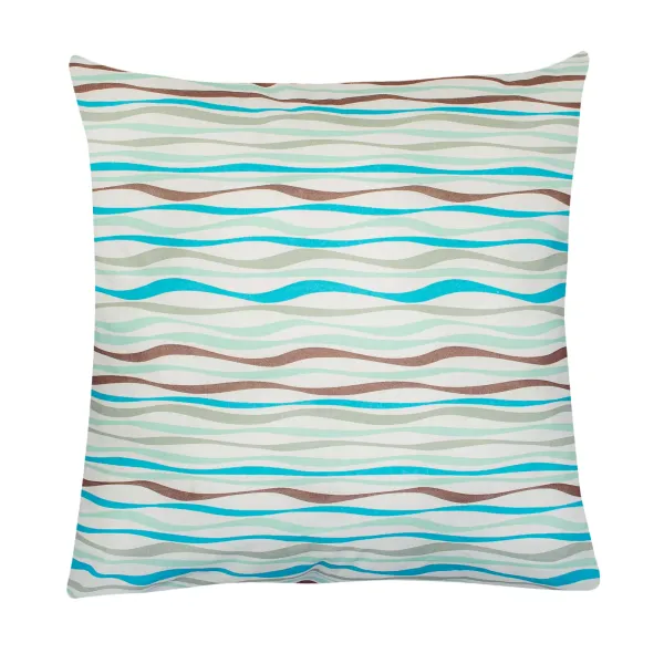 Home Line calico pillowcase "Wave" (turquoise) 70x70cm 163837