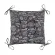 Sitting Pillow with Ties Home Line Pasta Graphite 40x40 cm 180140 small