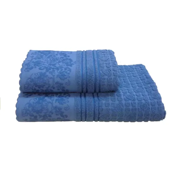 Terry towel Shamrock "Hellen" (blue), 50x90 cm 99074