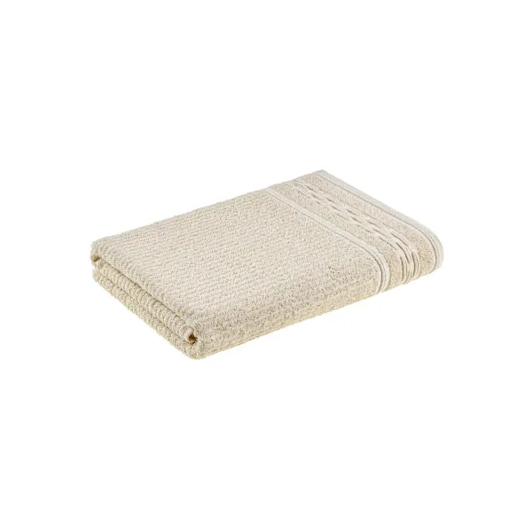 Cotton Terry Towel Home Line Linen 50x90 cm Natural 189568