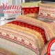 Bed linen set Home Line "Indiana" (orange) 113141 small