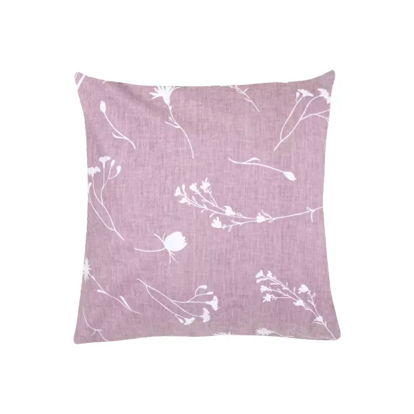 Calico pillowcases "Cornflower" (lilac-gray) 70x70cm 173854