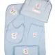 Set of terry towels for bathing 5 pcs. Home Line "Eterebit baby" (blue) 56704 small