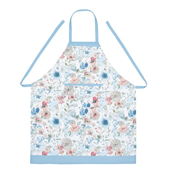 Apron with an adjustable tie Home Line Flowers 68x80 cm 182804