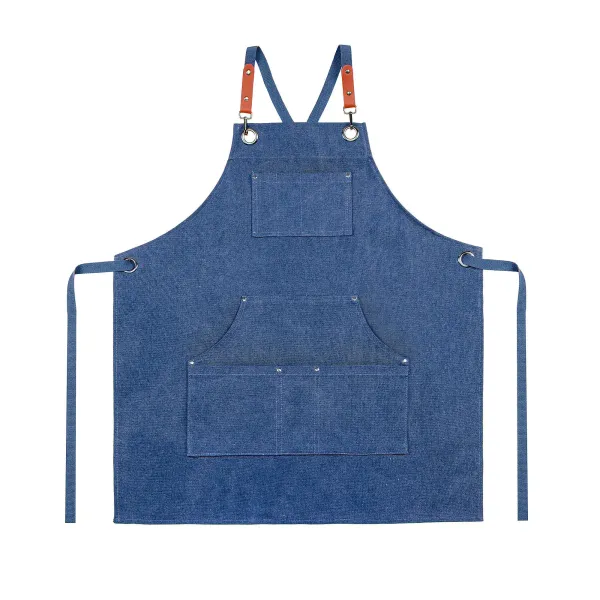 Apron with an adjustable tie Home Line  Canvas Denim  68x80 cm 182800