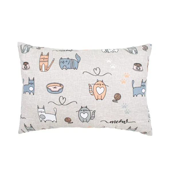 Decorative pillow Home Line &quot;Cat in the kitchen&quot; (beige) 35x50 cm 175278