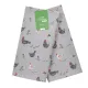 Set of 2 Cotton Canvas Kitchen Towels Walking with Chickens Grey 40х60 cm 183916 small