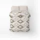 One-and-a-half bed linen set Home Line "Kaleidoscope" (beige-graphite/dark mother-of-pearl small