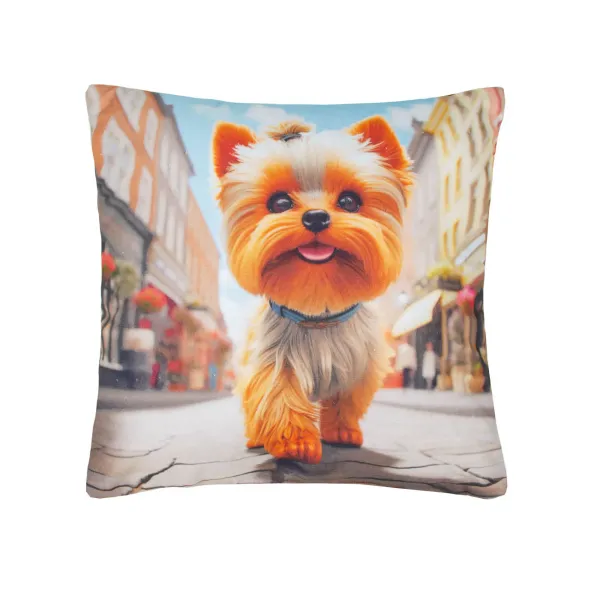 Decorative pillow Home Line Yorkshire Dog 45х45 cm 189214