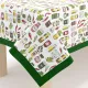 Cotton Canvas Tablecloth Home Line  Spices Green 140x220cm 162161 small