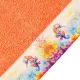 Cotton Terry Towel Home Line with Printed Border 40x70 cm Orange 188624 (869) small