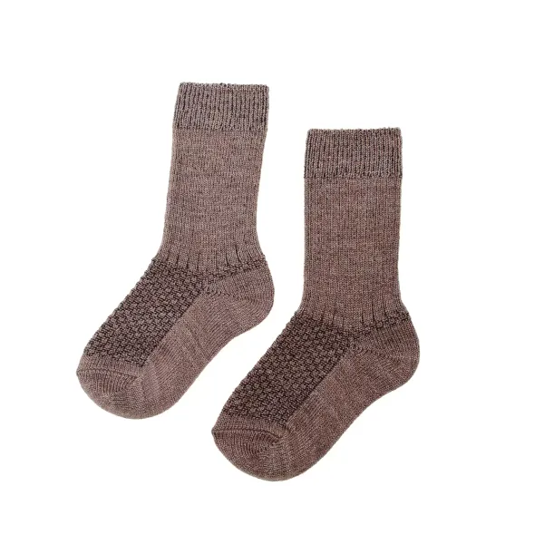 Childrens brown socks 18-20 (7-8 years) 180322