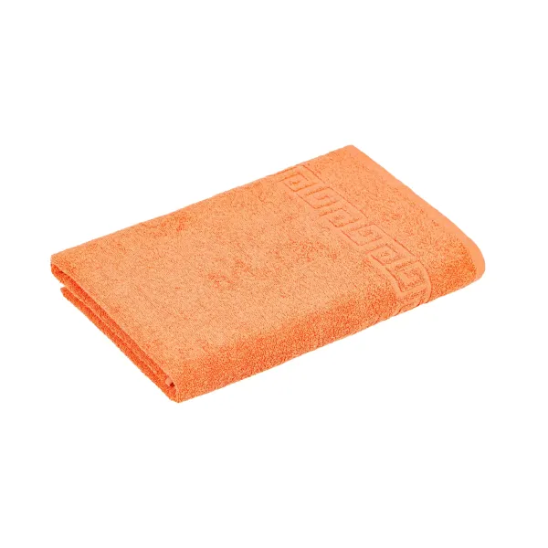 Terry towel with border 40x70 cm (orange) 172752