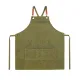 Apron with an adjustable tie Home Line  Canvas Olive 68x80 cm  182781 small