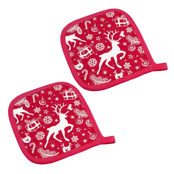 Set of tacks Home Line New Year (red) 20x20cm 166058