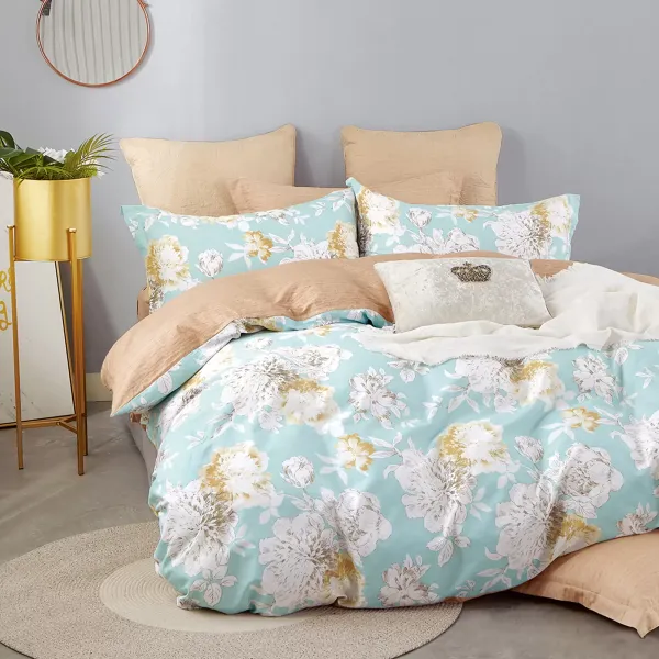 One and a half bed linen set Home Line "COLORFUL FLOWERS" 171688