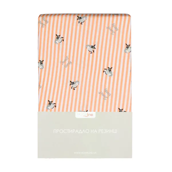 Home Line knitted bed sheet "Birds on a ribbon" 90x200 cm 158951