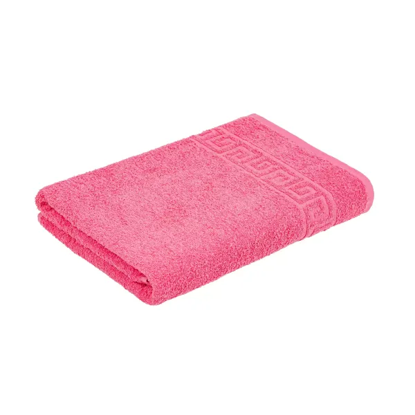 Terry towel with border 70x140 cm (raspberry) 172765