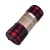 Fleece plaid "Polar" (red-gray) 220x160cm 164479