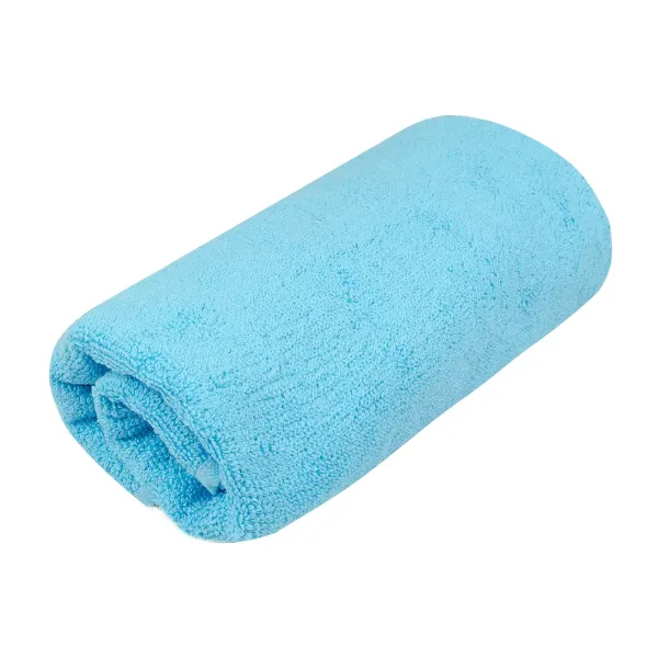 Cotton Terry Towel Home Line Blue 35x95 cm 104234