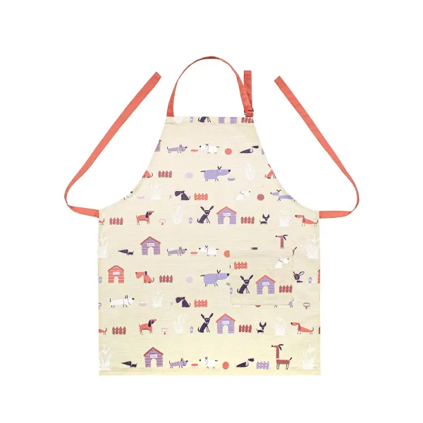 Apron with an adjustable ties Home Line  Haw-haw  Sand  179702