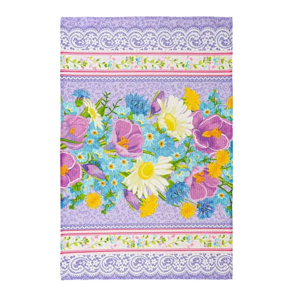 Waffle towel Home Line &quot;Ethno Spring bouquet&quot; 45x70 cm 175460