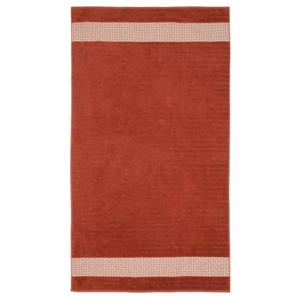 Terry towel "Woven" (terracotta) 90x160 cm 163289