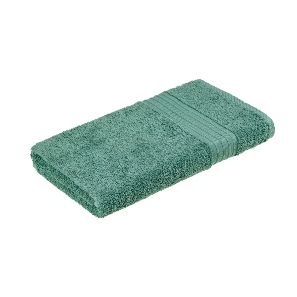 Terry border towel 50x90 cm (green) 181787